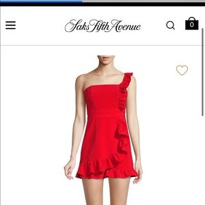 RED LIKELY ROMPER